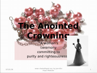 Pearls annointed crowning.ppt